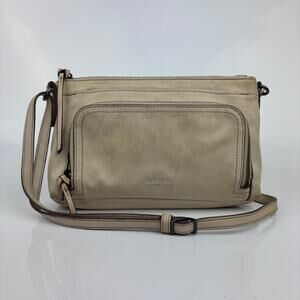 Margot New York Sara Crossbody Purse Bag Genuine Leather Zip Top Travel Handbag